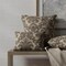 Grey Stain Resistant Performance Pet Friendly Damask Woven Pattern Upholstery Fabric by The Yard - SKU: Hugo Smoke